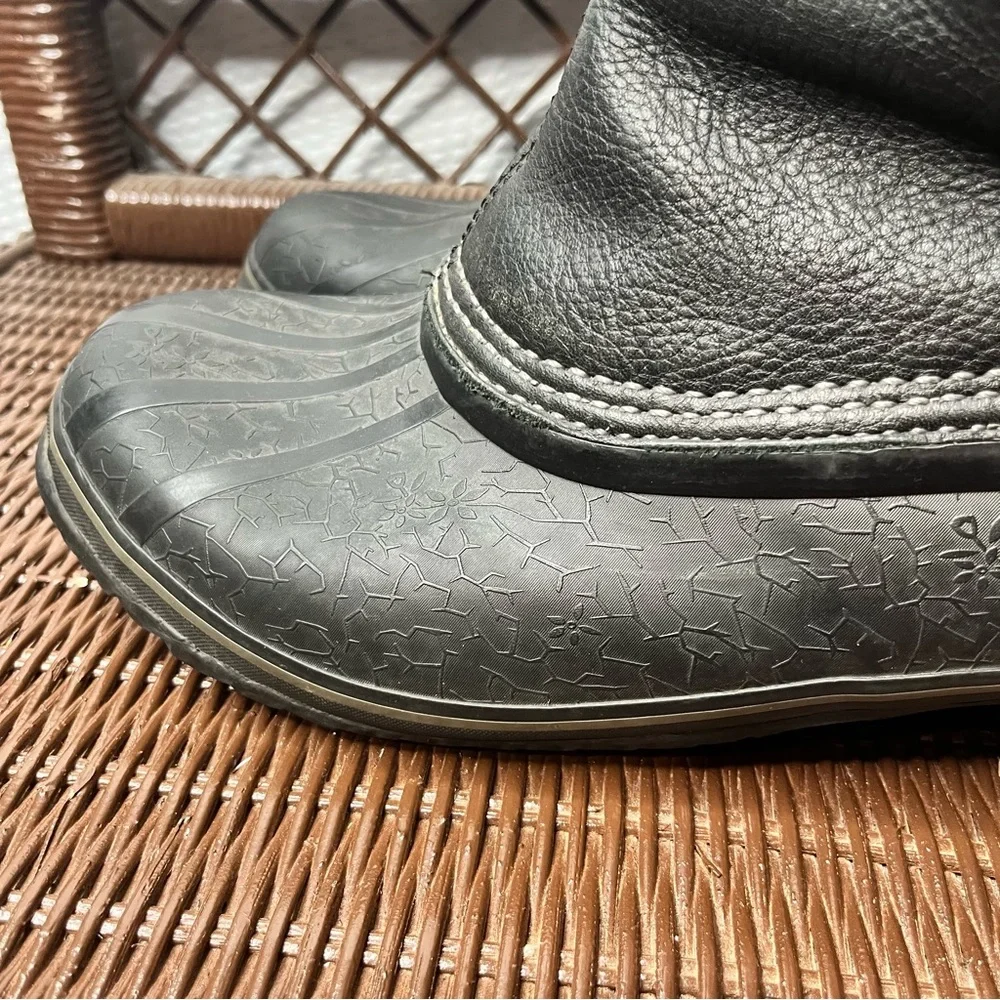 Sorel Snow/Mud Rubber-Leather adjustable Boots Size 12